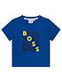  image of boss-baby-boys-logo-t-shirt-electric-blue