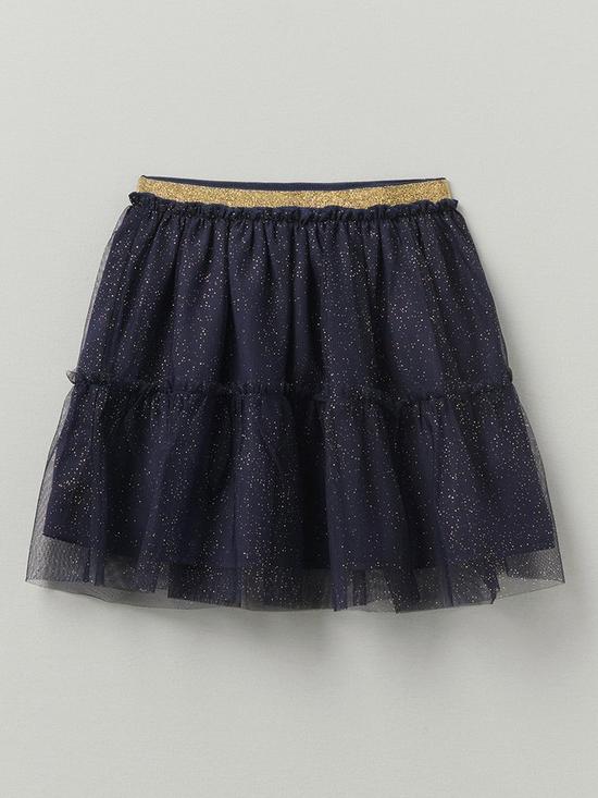 front image of crew-clothing-girls-tutu-skirt-with-lurex-waistband-navy-blue