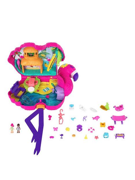 polly-pocket-flamingo-party-playset-with-micro-dolls-and-accessories