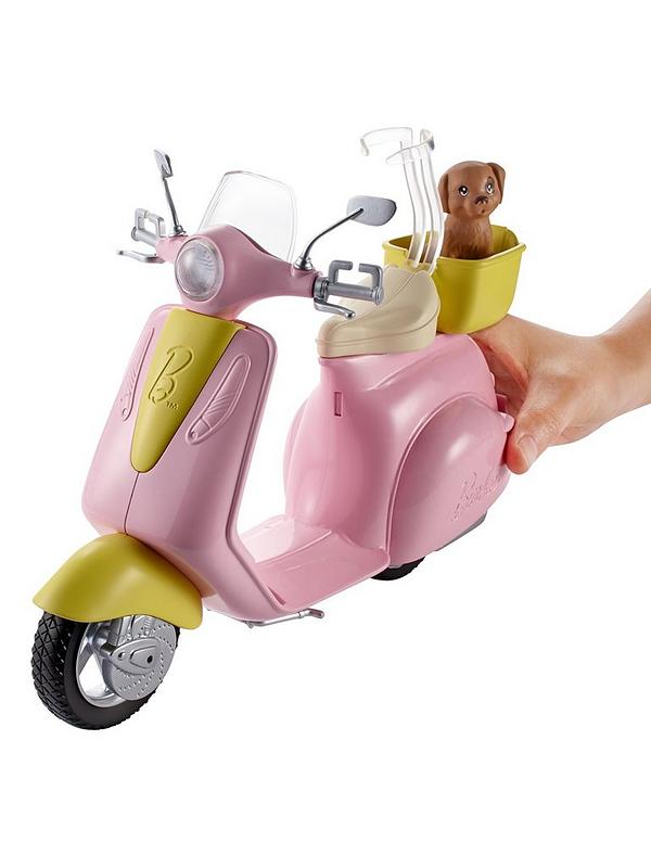 Image 4 of 6 of Barbie Scooter with Pet Puppy Accessory