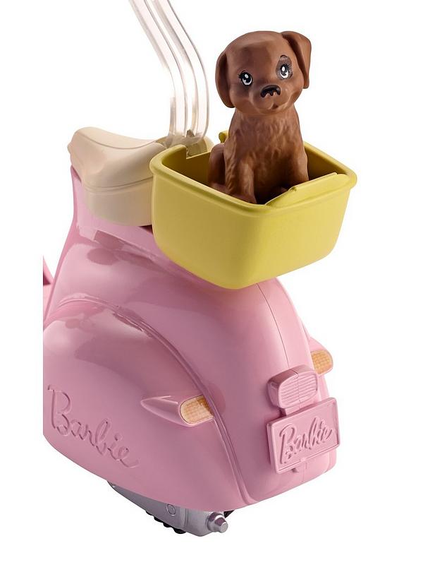 Image 6 of 6 of Barbie Scooter with Pet Puppy Accessory