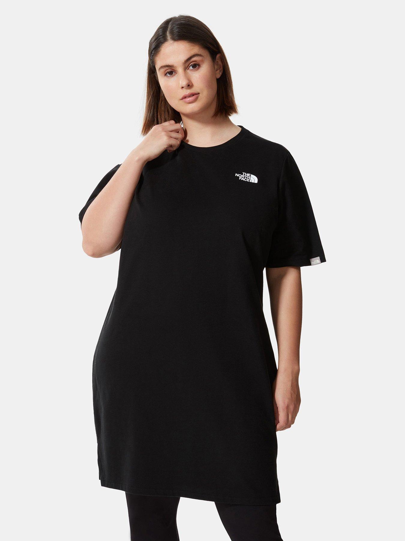 Plus T-Shirt Dome Black - Simple THE FACE NORTH Dress