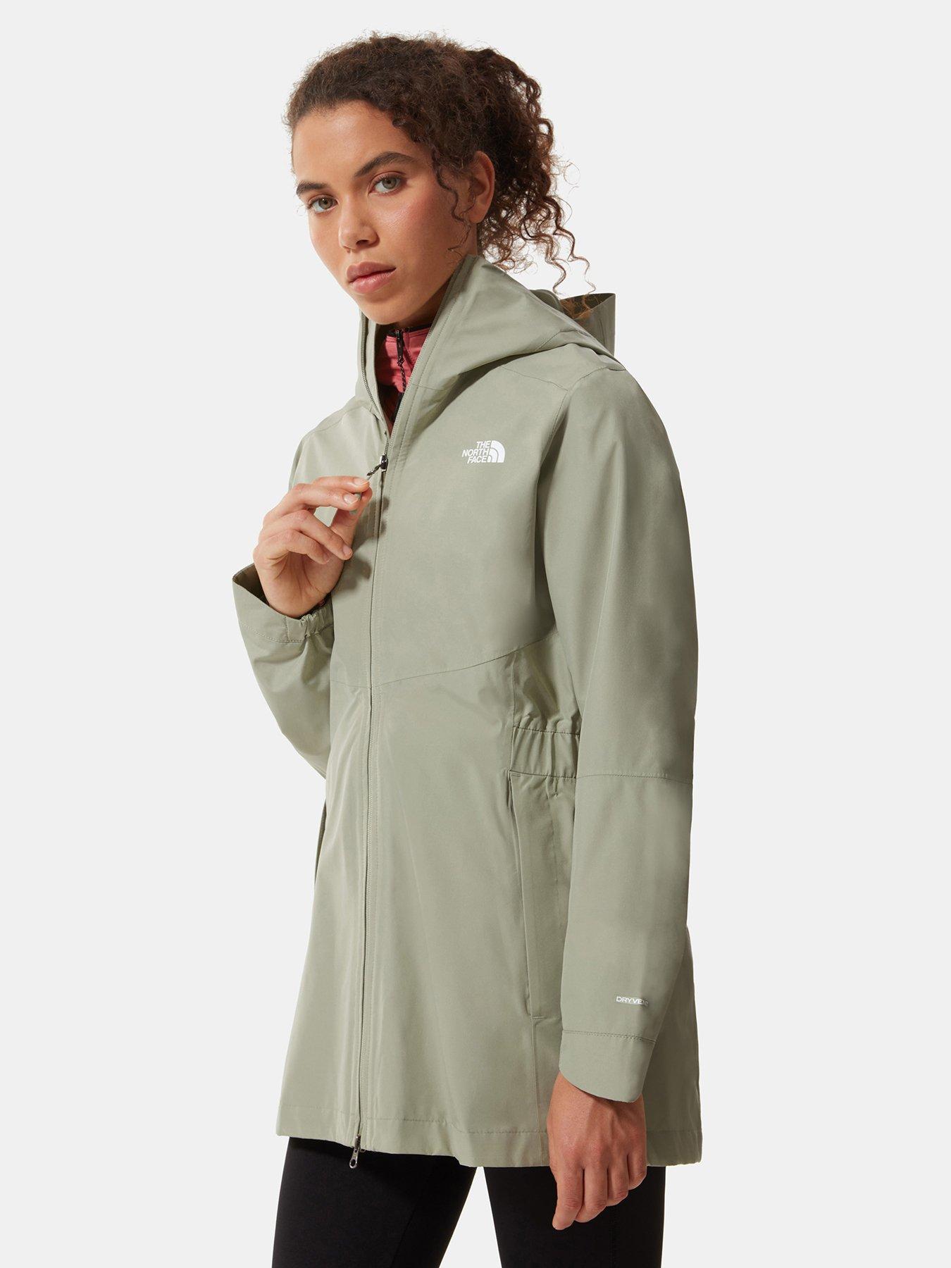 THE NORTH FACE Hikesteller Parka Shell Jacket Pale Green very.co.uk