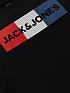  image of jack-jones-junior-boys-3-pack-corporate-play-logo-t-shirts-whiteblackred