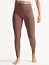  image of superdry-train-high-waisted-legging--brown