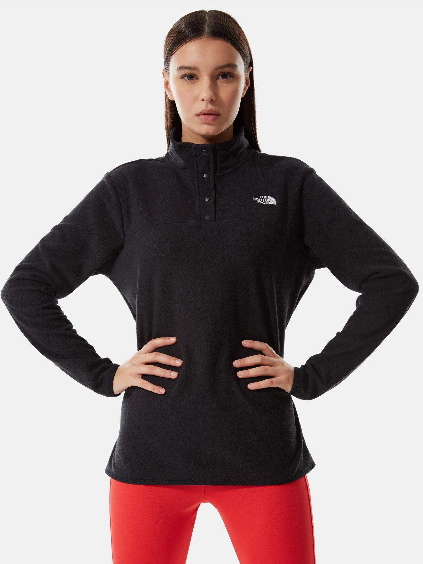 North face tka glacier best sale snap neck pullover fleece