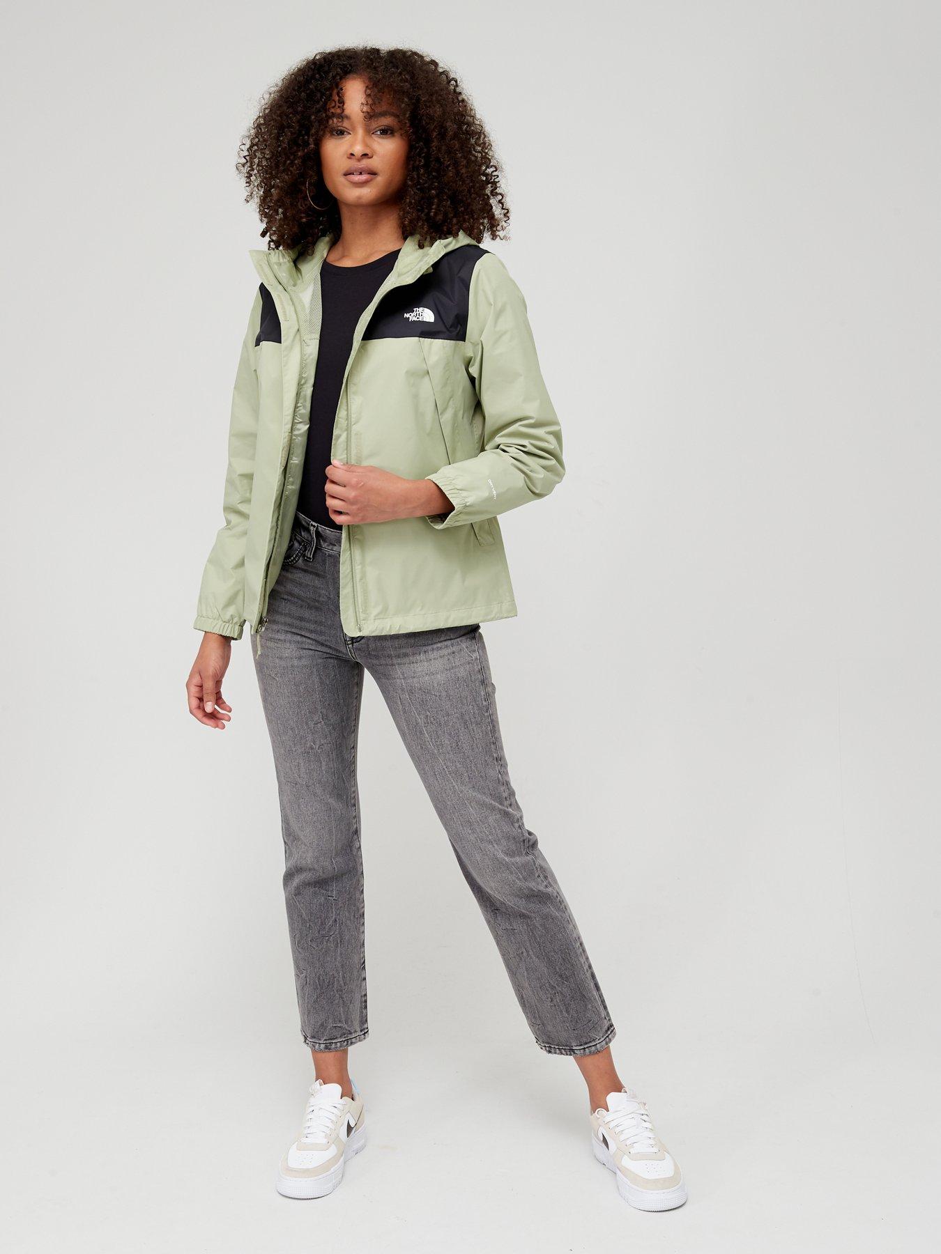 north face jacket green womens