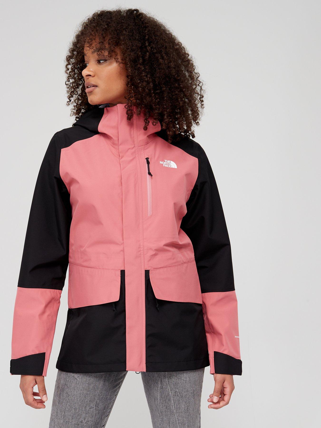 womens north face coat pink