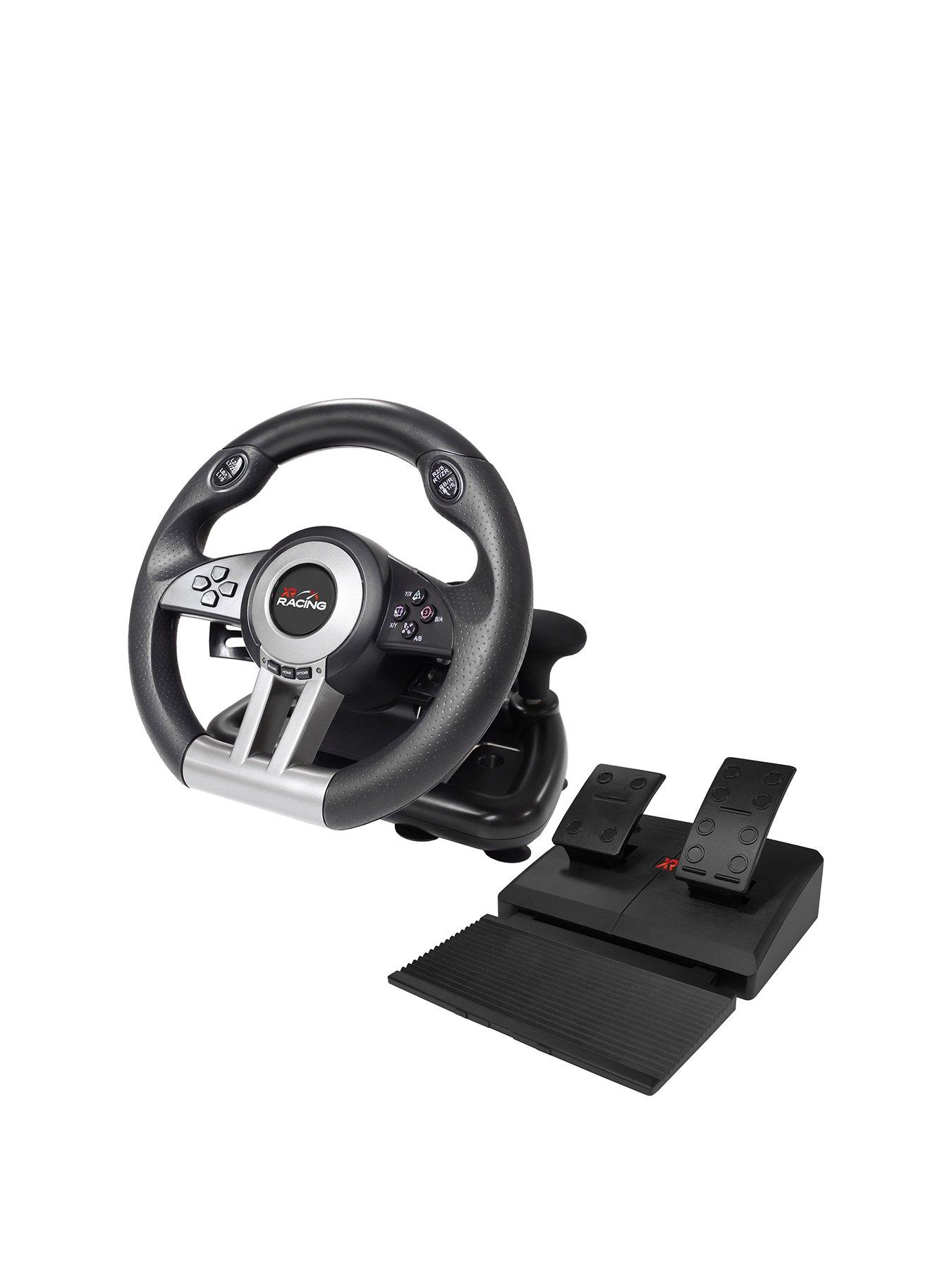 Product photograph of X Rocker Xr Racing Wheel With Multi-format Support from very.co.uk
