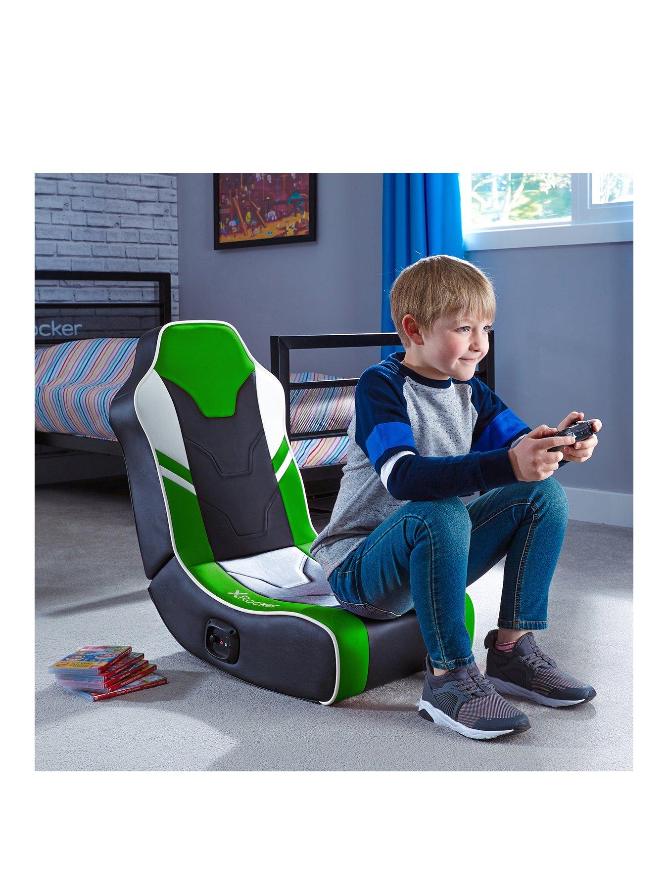 X Rocker Shadow 2.0 Green Stereo Audio Gaming Floor Rocker | Very