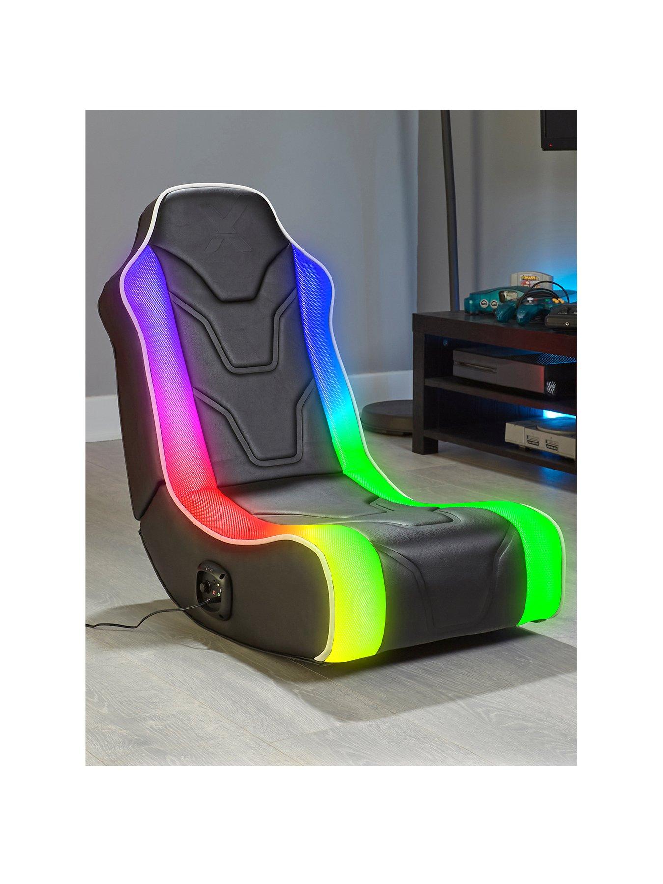 X Rocker Chimera LED RGB 2.0 Stereo Audio Gaming Chair with Vibrant LED