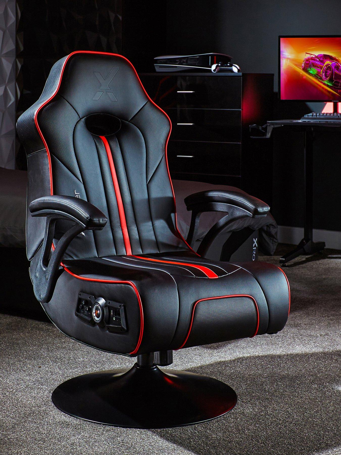 X Rocker Torque 2.1 Red Stereo Audio Gaming Chair with Vibration | Very