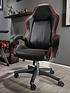  image of x-rocker-maelstrom-office-chair--nbspblackred