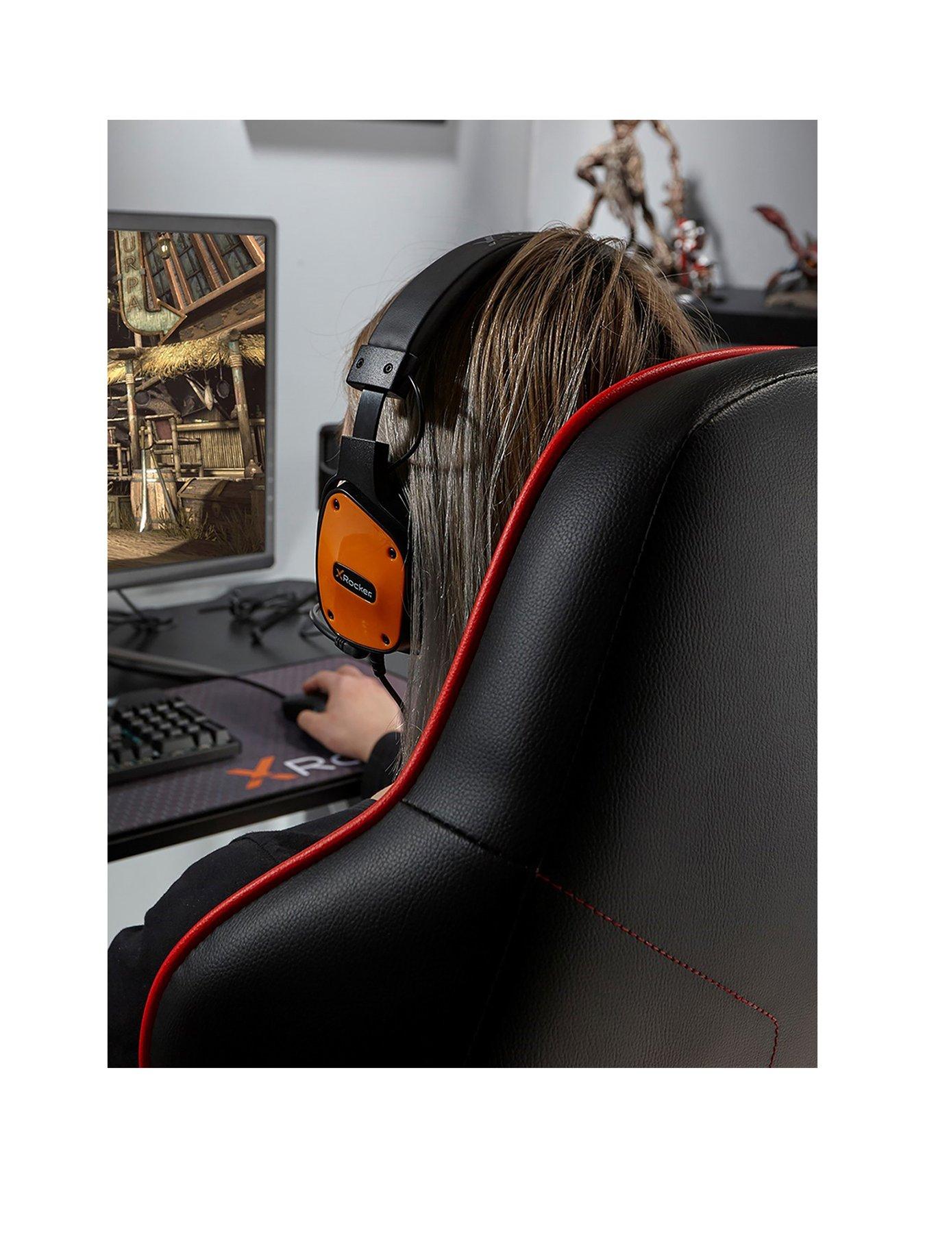 Image 2 of 6 of X Rocker Maelstrom Office Chair -&nbsp;Black/Red