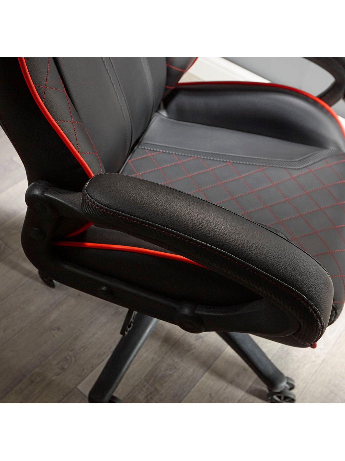 Image 6 of 6 of X Rocker Maelstrom Office Chair -&nbsp;Black/Red