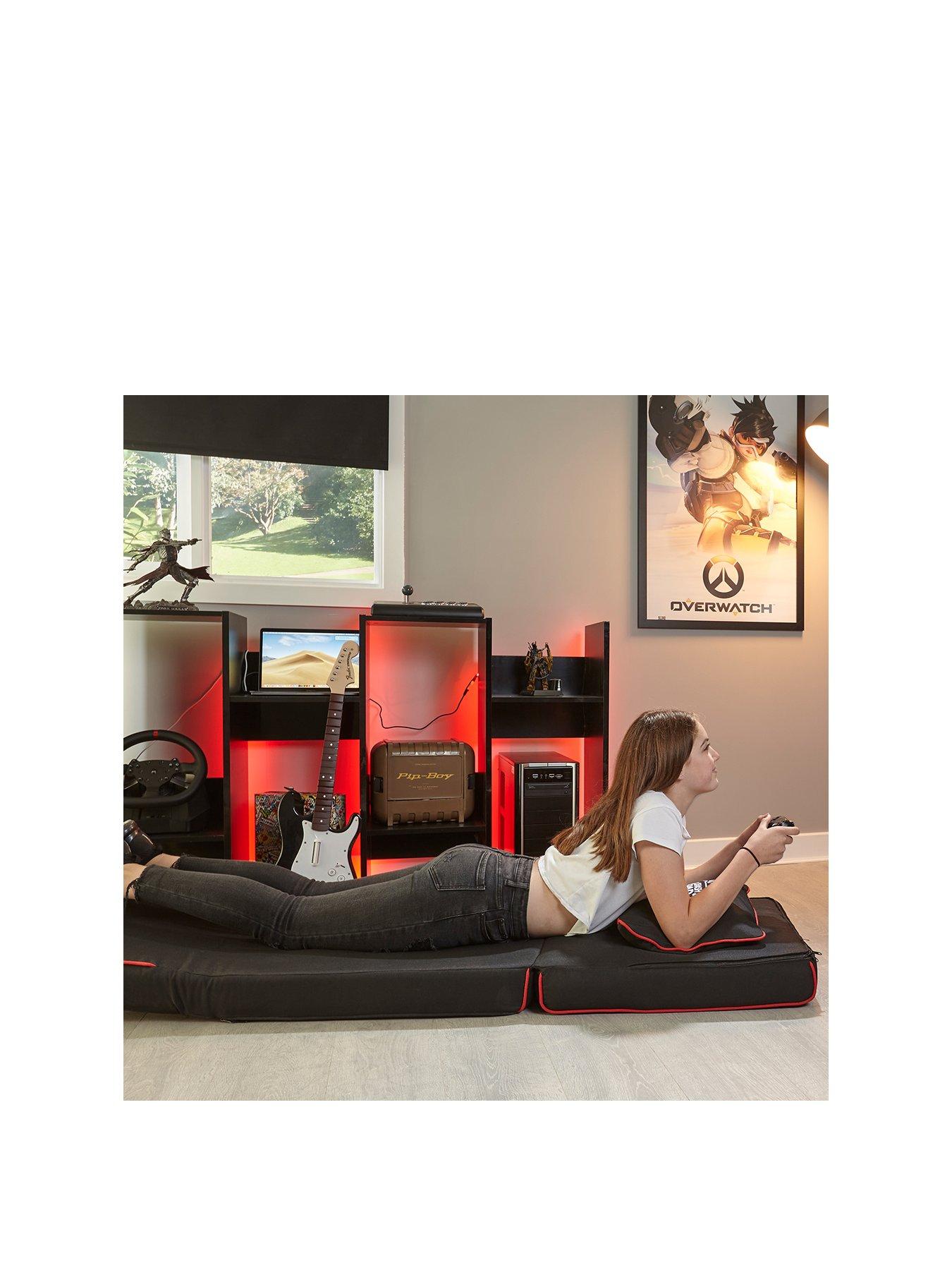 Image 2 of 6 of X Rocker Crash Pad Junior Convertible Gaming Chair/Bed