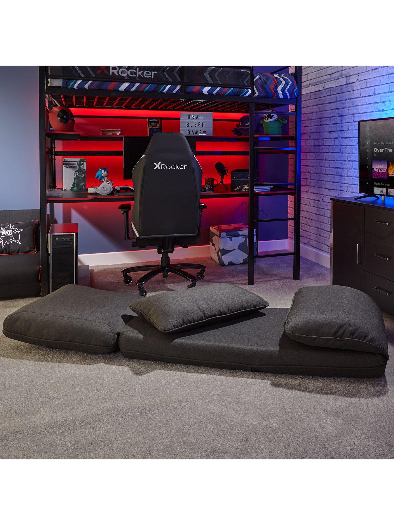 X Rocker Anthracite Crash Pad XL Floor Gaming Chair very.co.uk