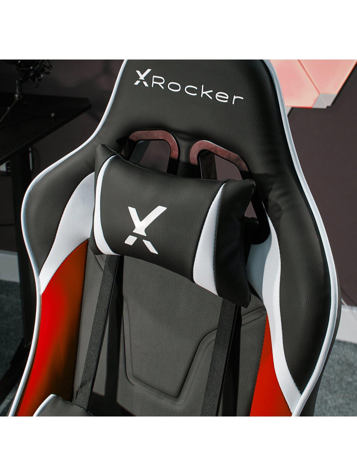 Image 4 of 6 of X Rocker Agility Black/Red Junior PC Office Gaming Chair