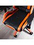  image of x-rocker-agility-orangeblack-sport-esport-pc-office-gaming-chair