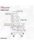  image of x-rocker-agility-orangeblack-sport-esport-pc-office-gaming-chair