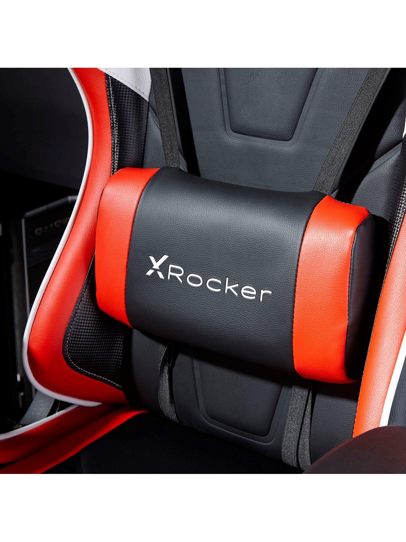 Image 3 of 6 of X Rocker Agility Red/Black Sport eSport PC Office Gaming Chair