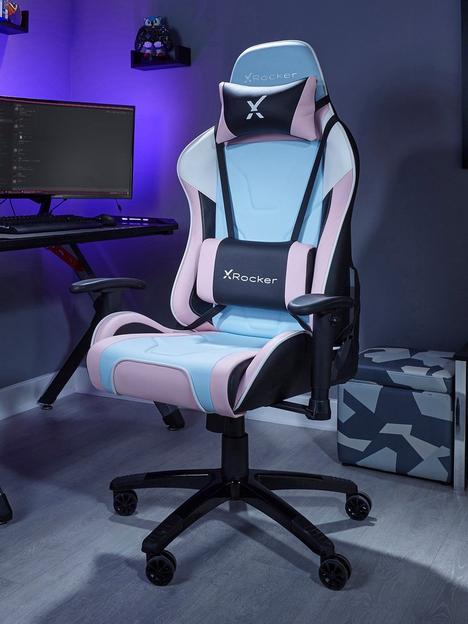 x-rocker-agility-pink-sport-esport-pc-office-gaming-chair