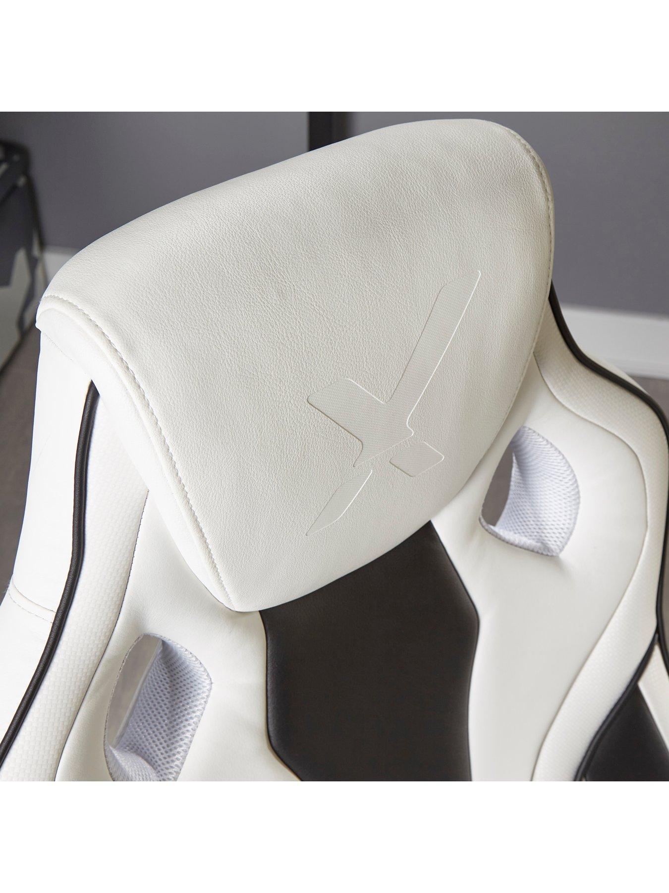 Image 3 of 6 of X Rocker Maverick White/Black PC Office Gaming Chair