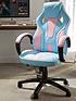  image of x-rocker-maverick-pink-pc-office-gaming-chair