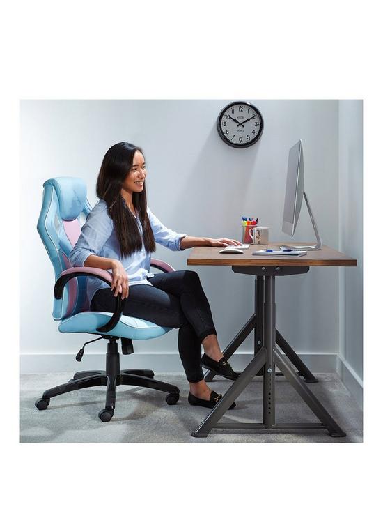 stillFront image of x-rocker-maverick-pink-pc-office-gaming-chair