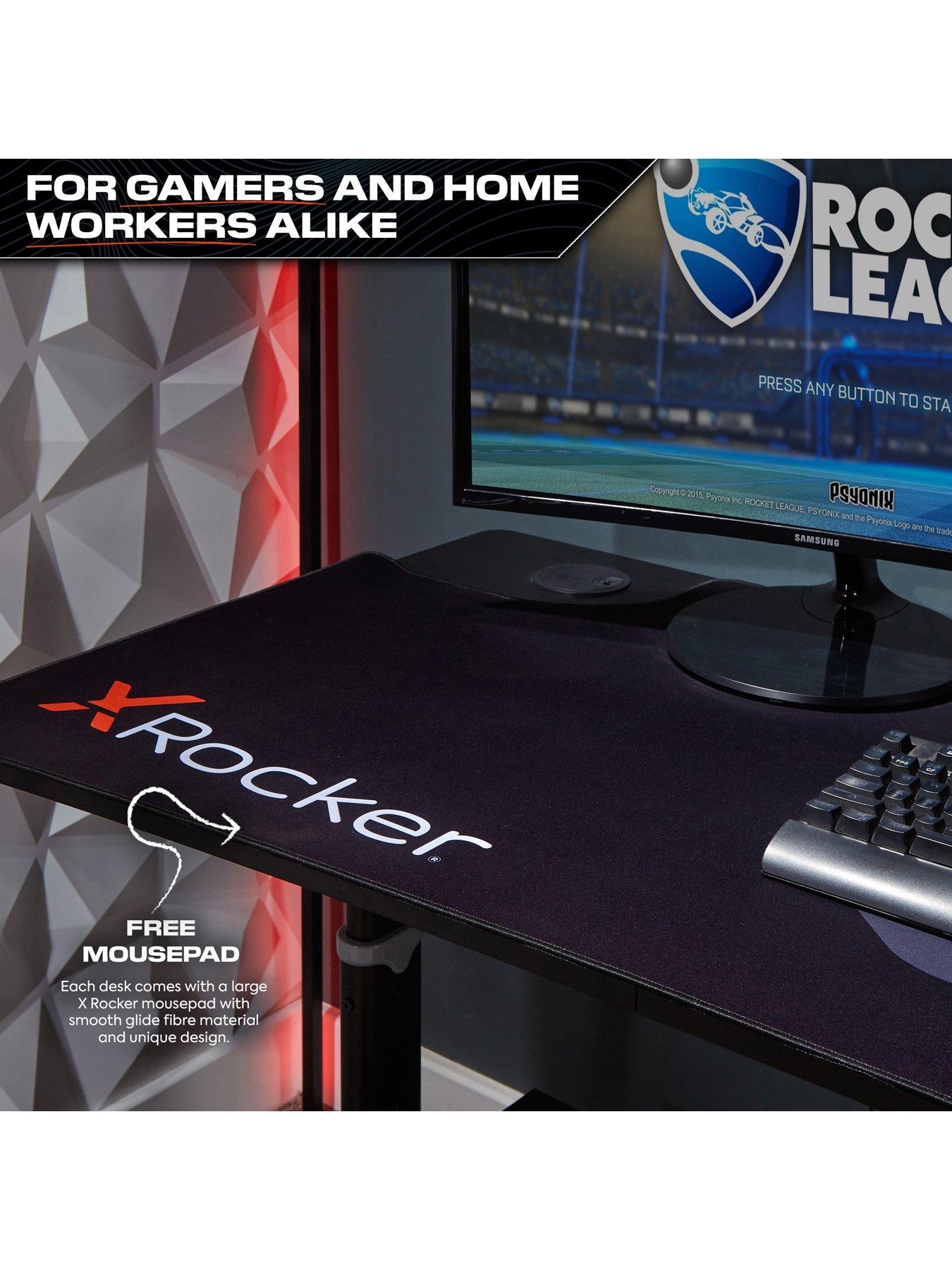 Image 5 of 7 of X Rocker Cougar XL eSports Gaming Desk with Manual Height Adjustment
