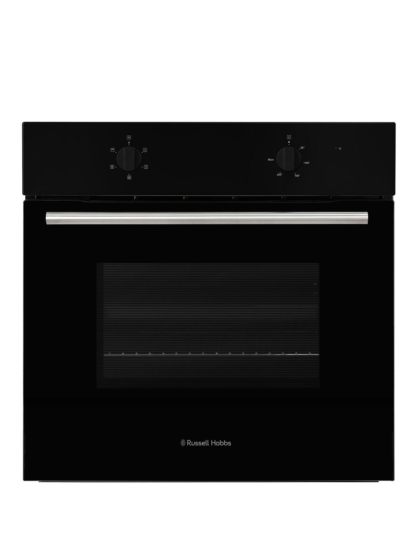 Product photograph of Russell Hobbs Rhfeo6502b 65l Built In Electric Fan Oven- Black - Oven Only from very.co.uk