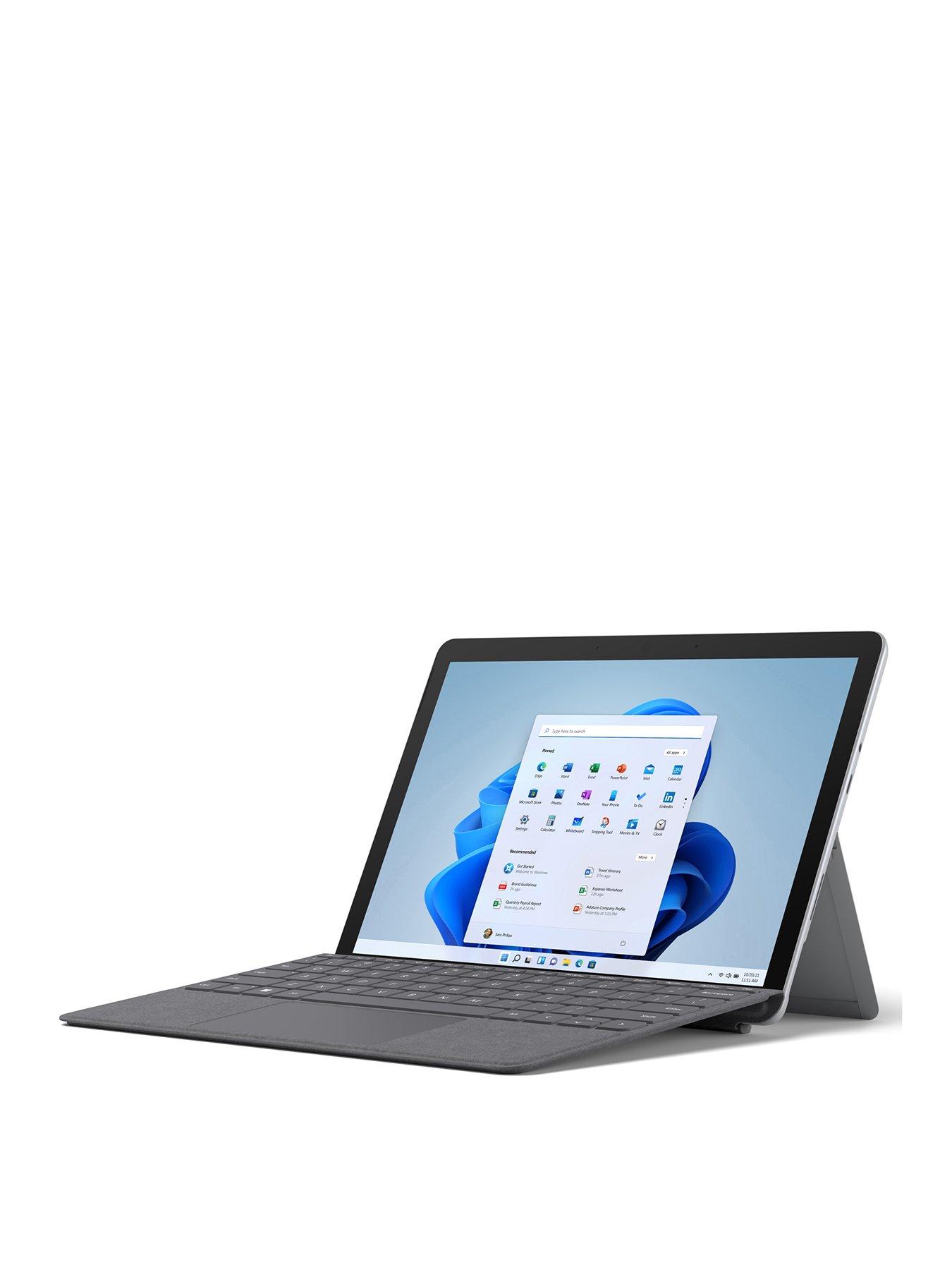 Microsoft Surface Go 3 with Black Type Cover, 10.5in Touchscreen