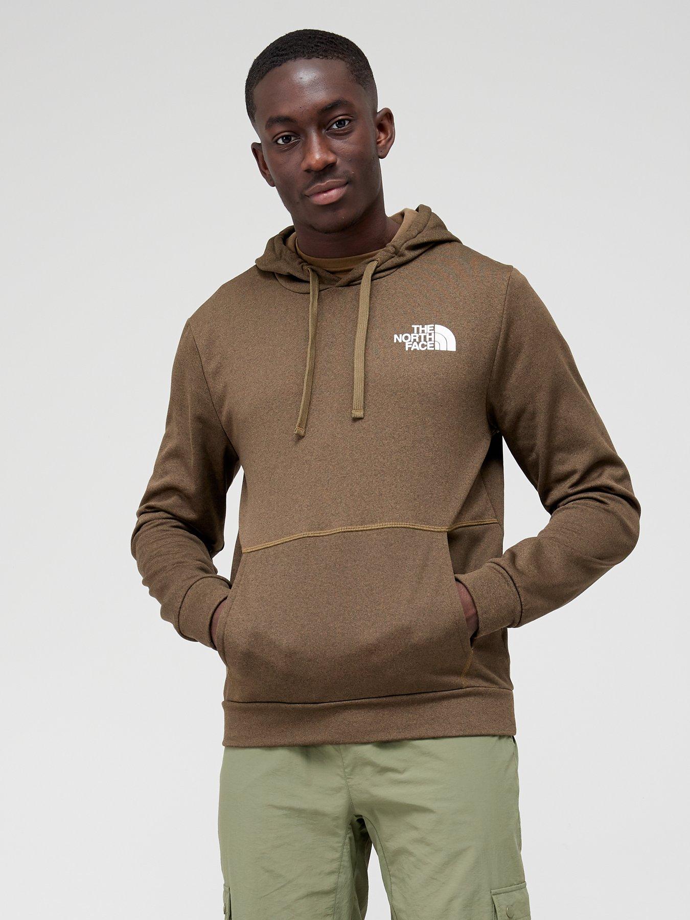 red the north face hoodie
