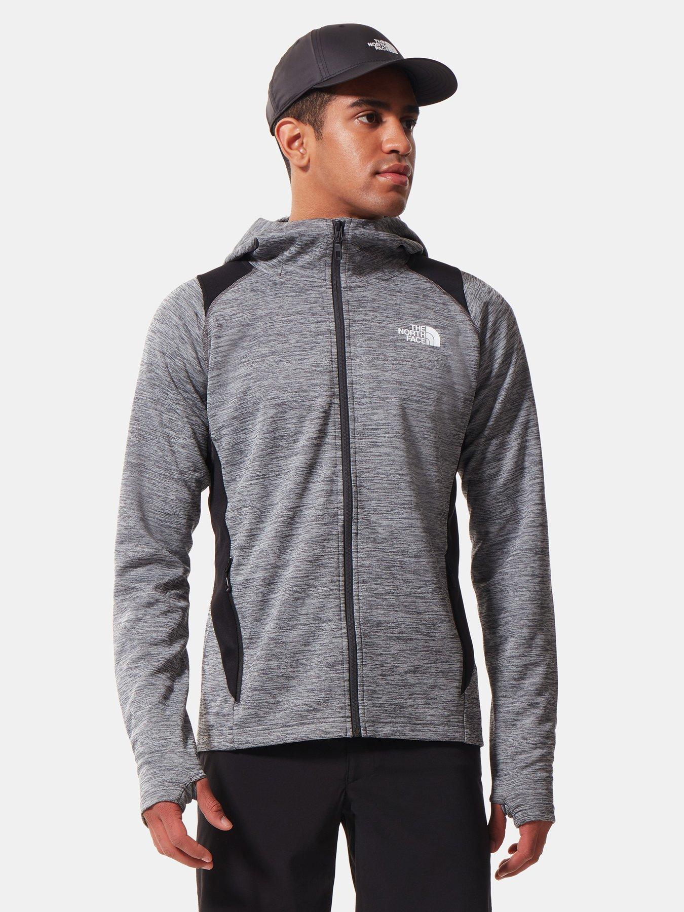 the north face mittelegi woven mix hoodie