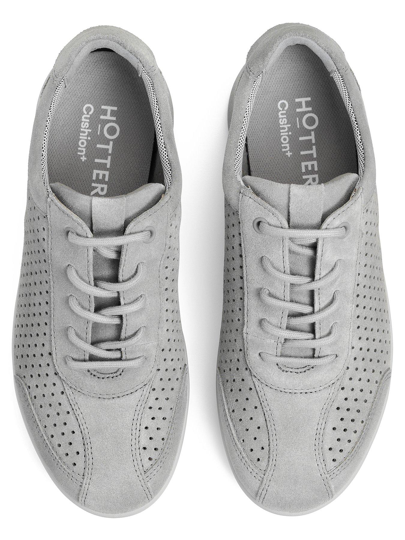 Women Lennox Wide Fit Flat Shoes - Grey