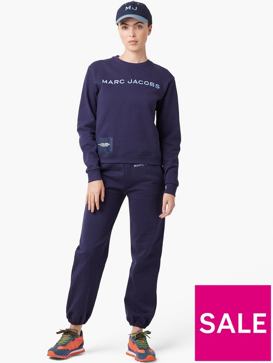 stillFront image of marc-jacobs-the-sweatpants-navy