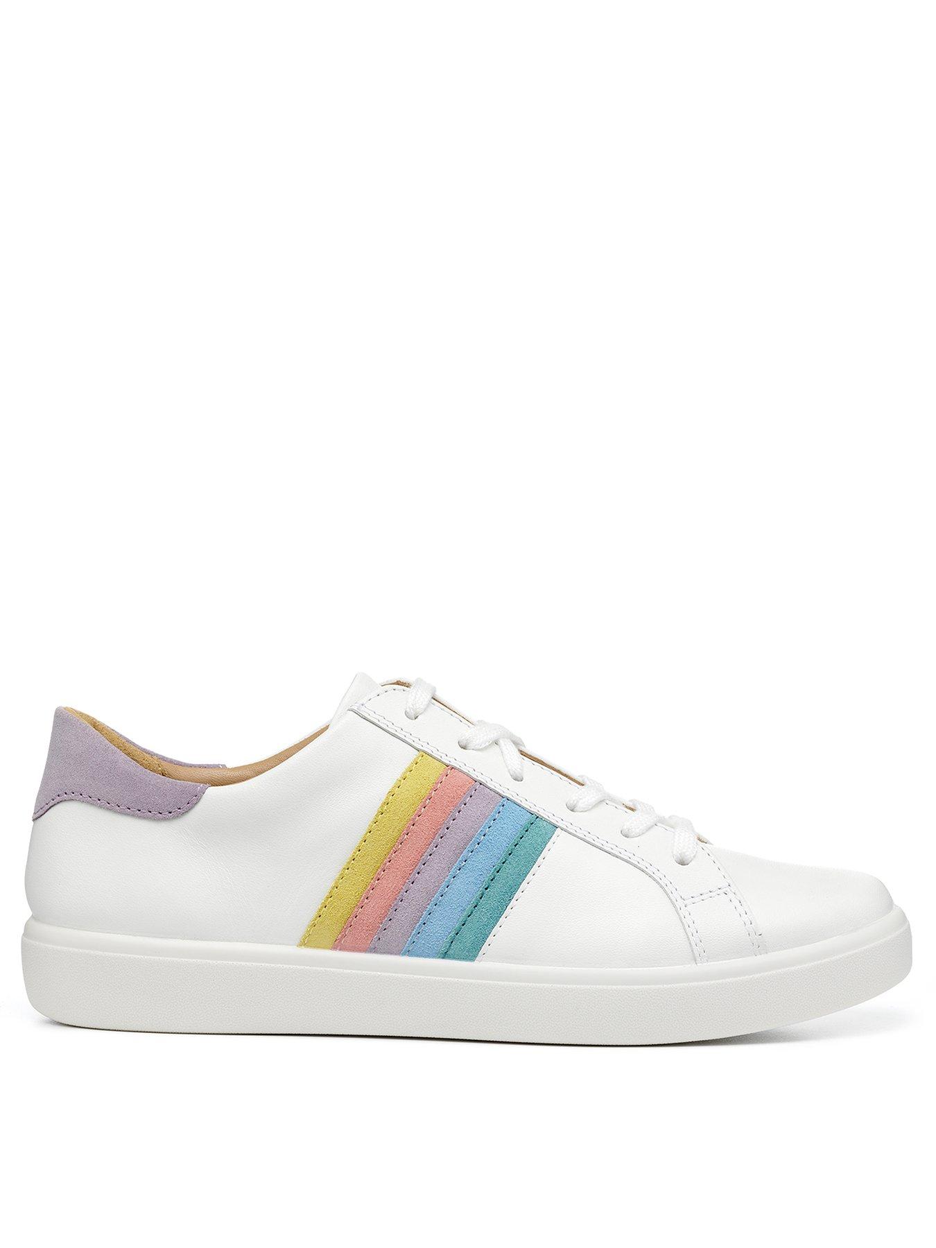 hotter ladies white trainers