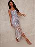  image of chi-chi-london-peplumnbspembroidered-lace-bodycon-dress--nbspblue