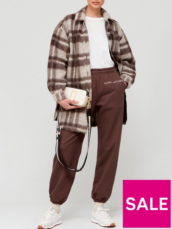 stillFront image of marc-jacobs-the-sweatpants-chocolate