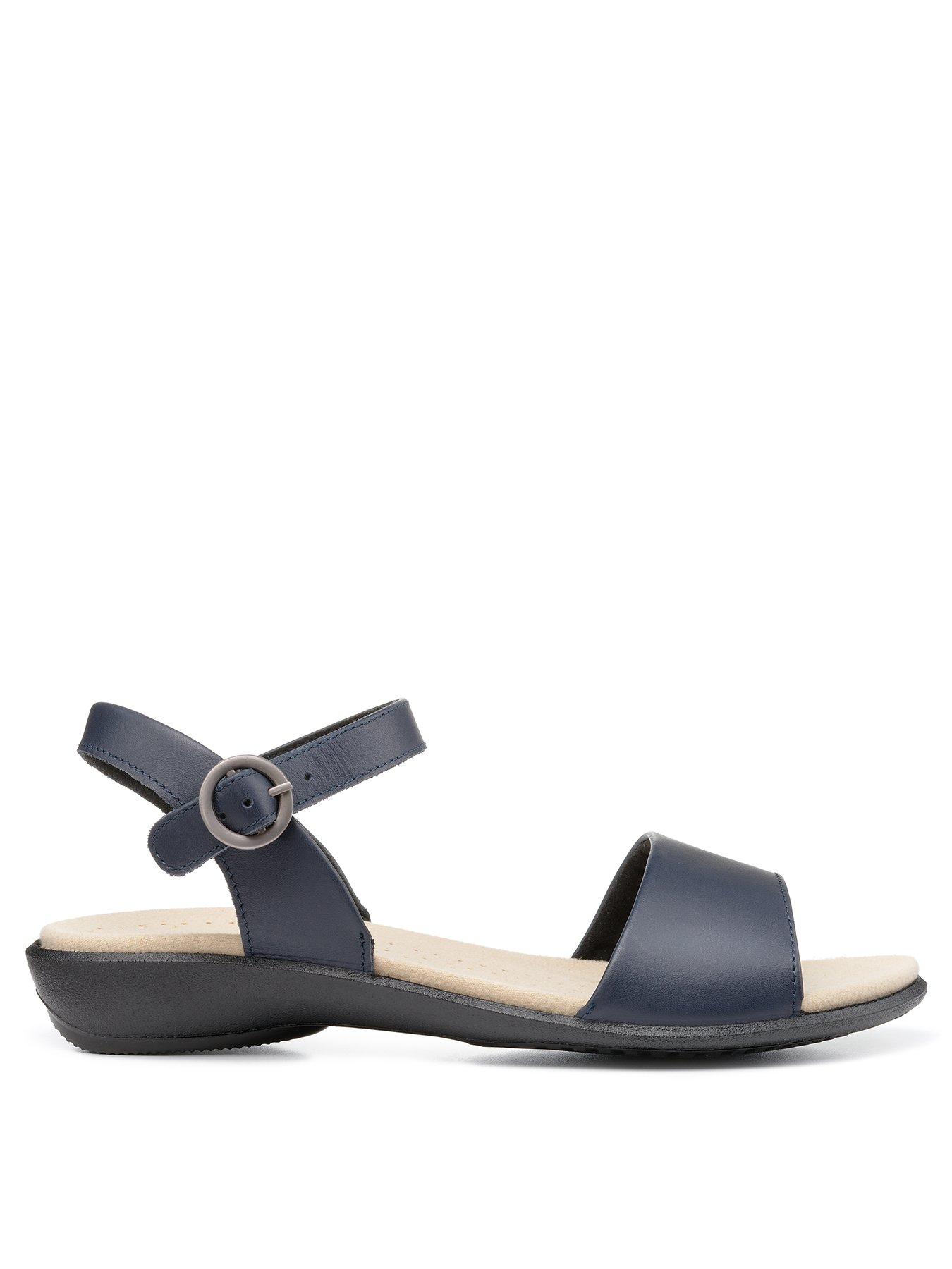 Navy sandals wide online fit