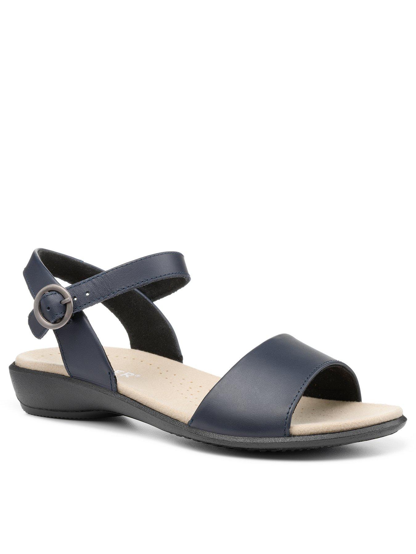 Navy wide fit discount sandals