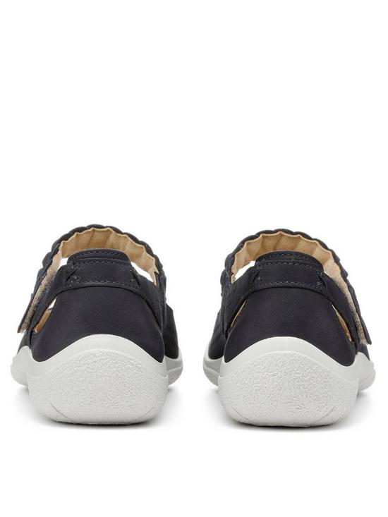 stillFront image of hotter-quake-ii-extra-wide-fit-flat-shoes-navy