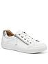  image of hotter-chase-ii-wide-fit-trainers-white