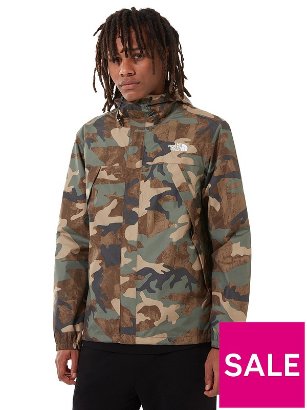 THE NORTH FACE Printed Antora Jacket - Tan | very.co.uk