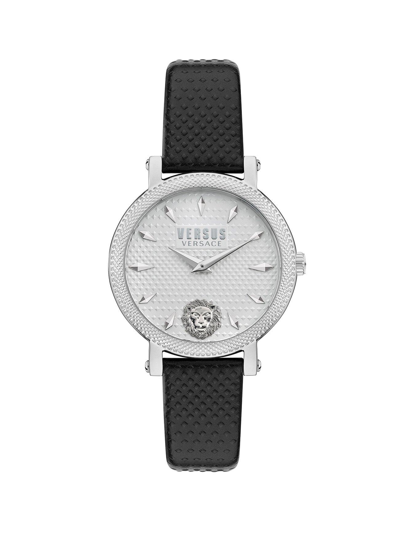  Weho Stainless Steel White Dial Black Strap