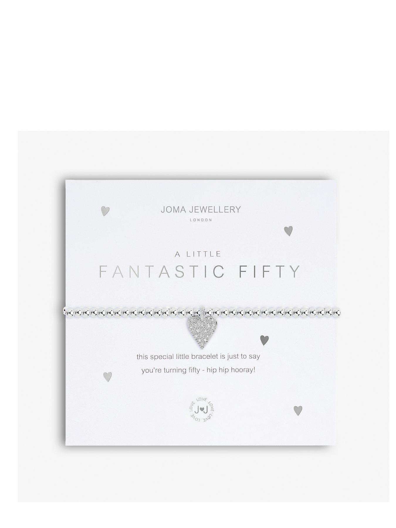 Product photograph of Joma Jewellery A Little Fantastic Fifty Bracelet from very.co.uk