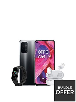 oppo-a54-64gb-black-with-oppo-band-and-enco-w11-true-wireless-headphones