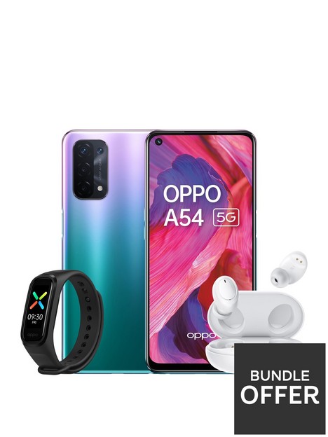 oppo-a54-64gbnbsppurple-with-oppo-band-and-enco-w11-true-wireless-headphones
