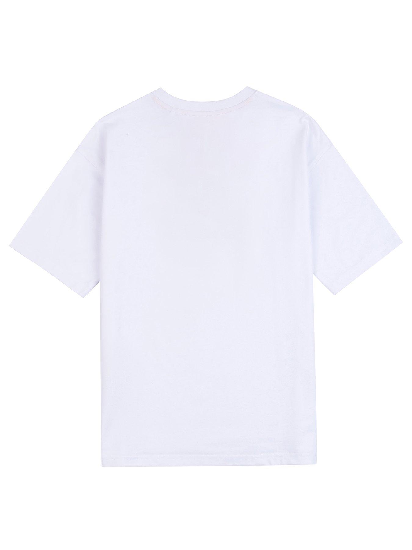 Juicy Couture Girls Towelling Logo Oversize Tee - White | very.co.uk