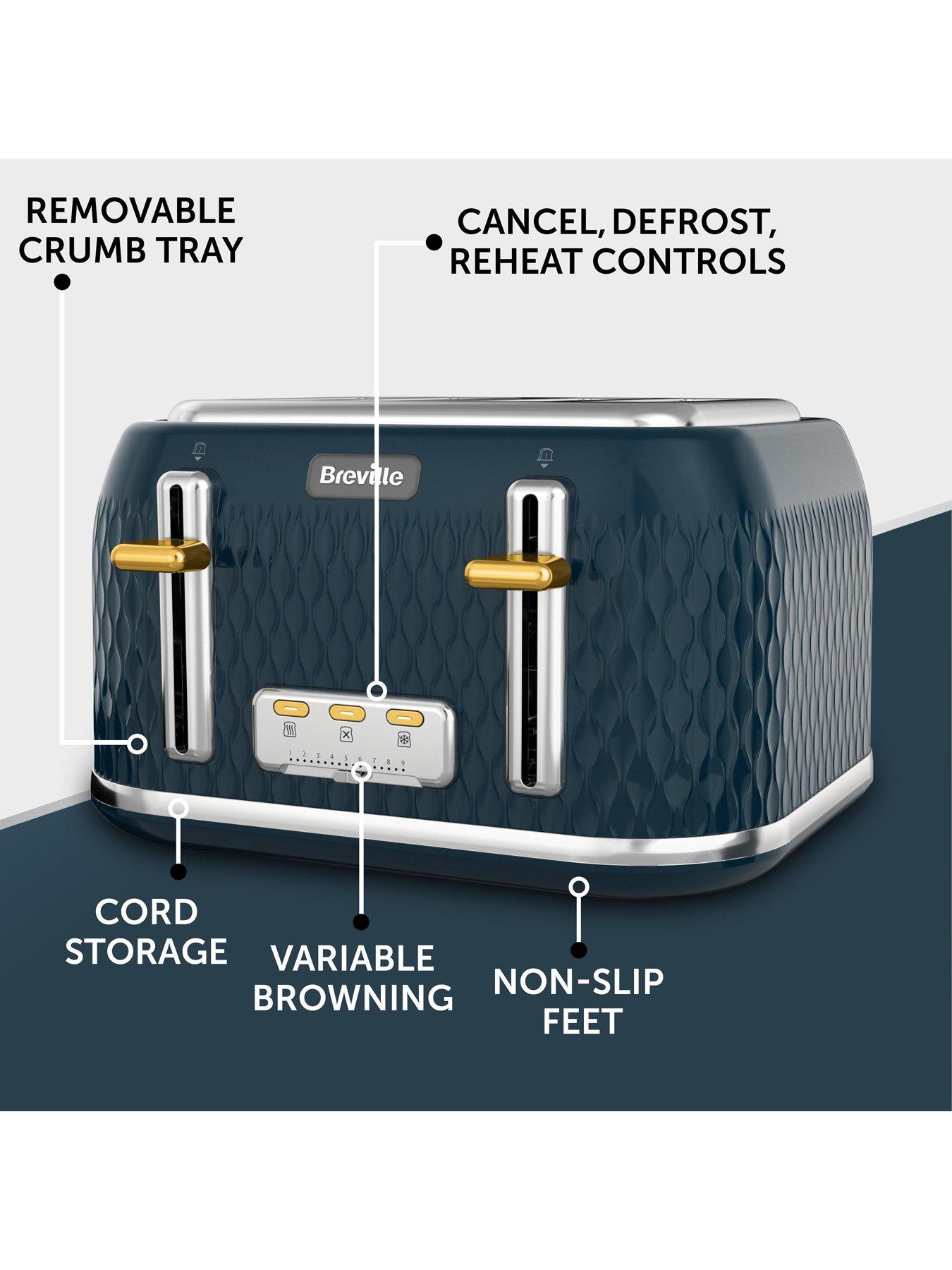 Breville grey and outlet rose gold toaster